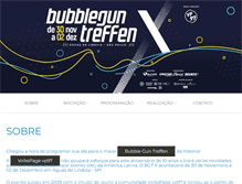 Tablet Screenshot of bubbleguntreffen.com